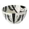 Hello Honey® 5'' Black & White Round Stoneware Bowl, 4ct.